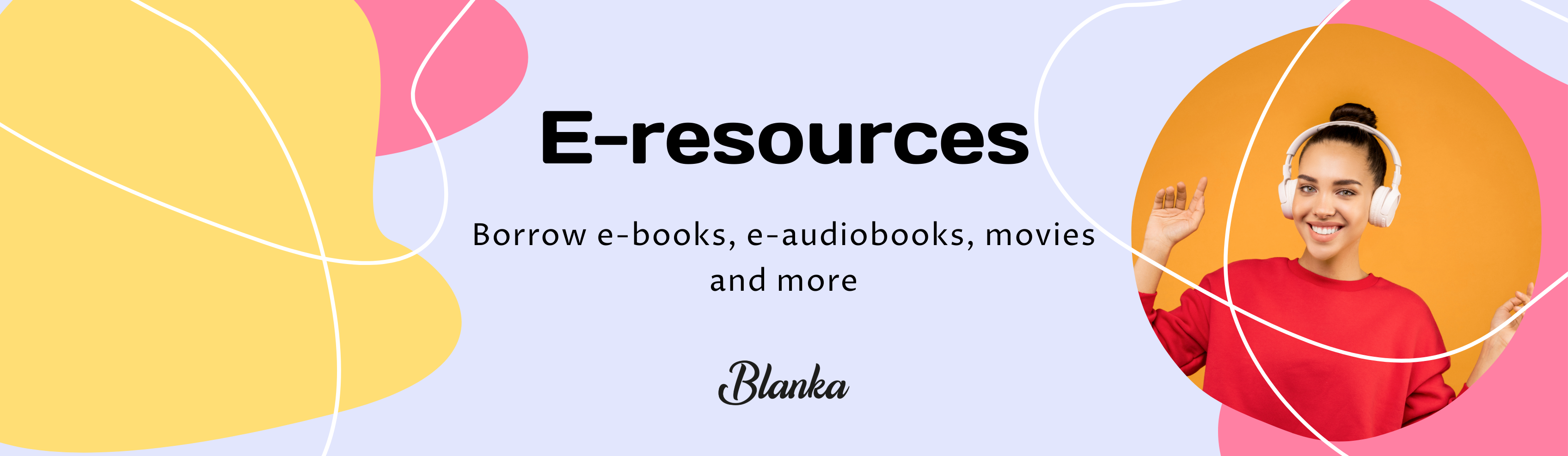 The library's e-resources page