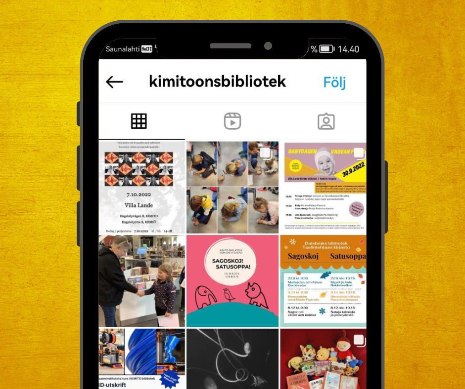Kimitoöns Bibliotek på Instagram
